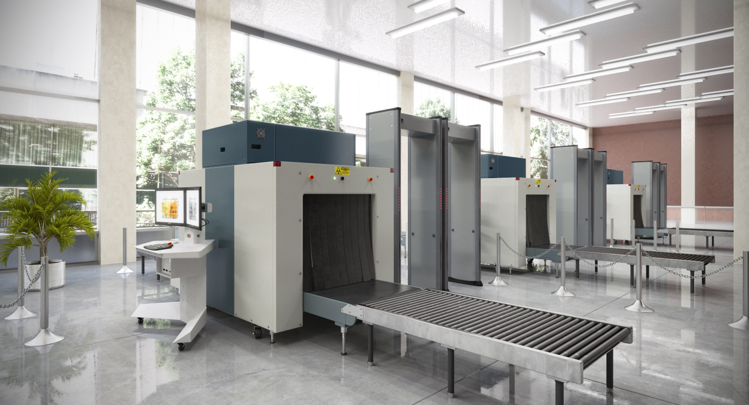 X-Ray Luggage Scanner Check 3D