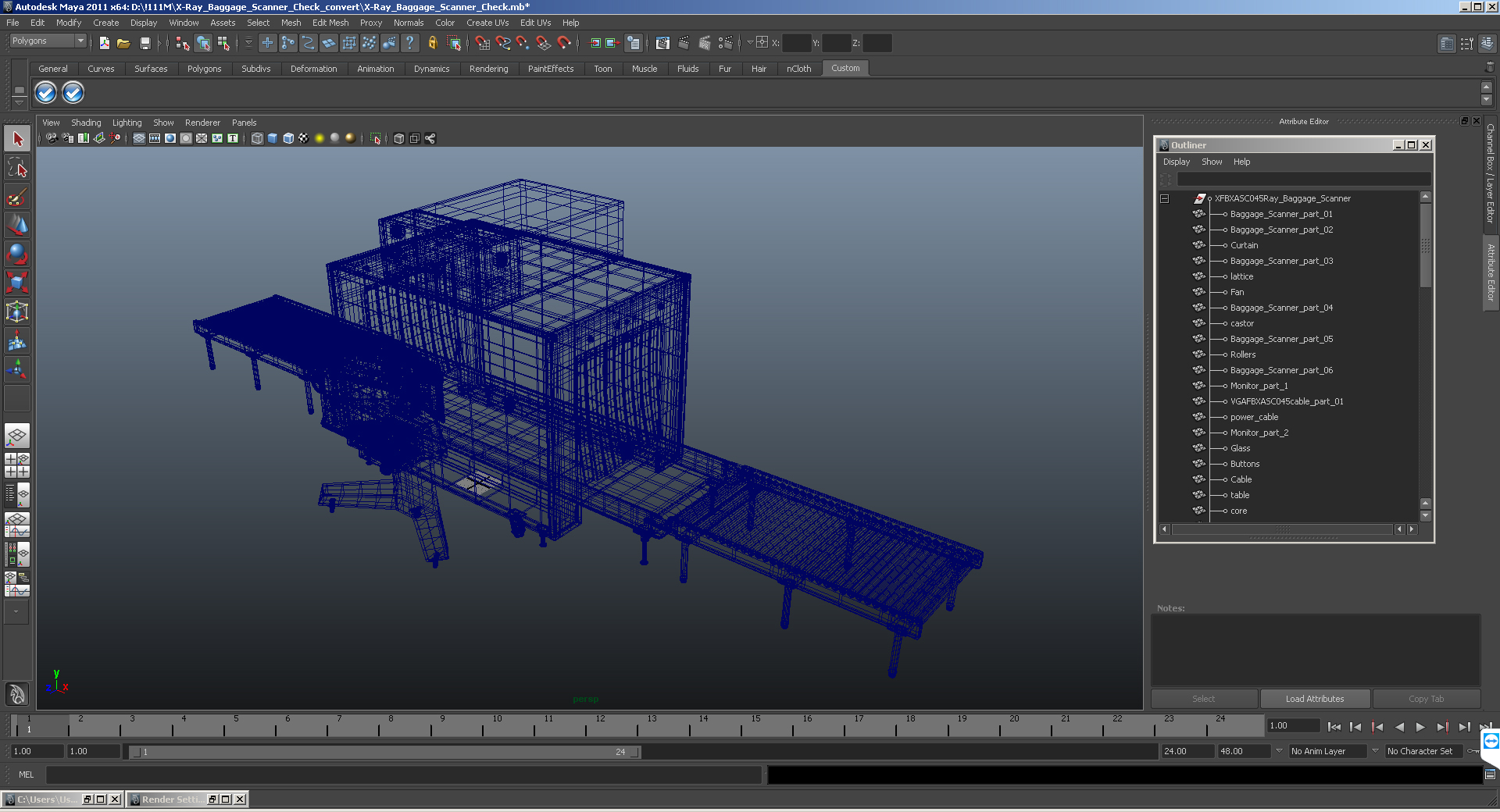 X-Ray Luggage Scanner Check 3D
