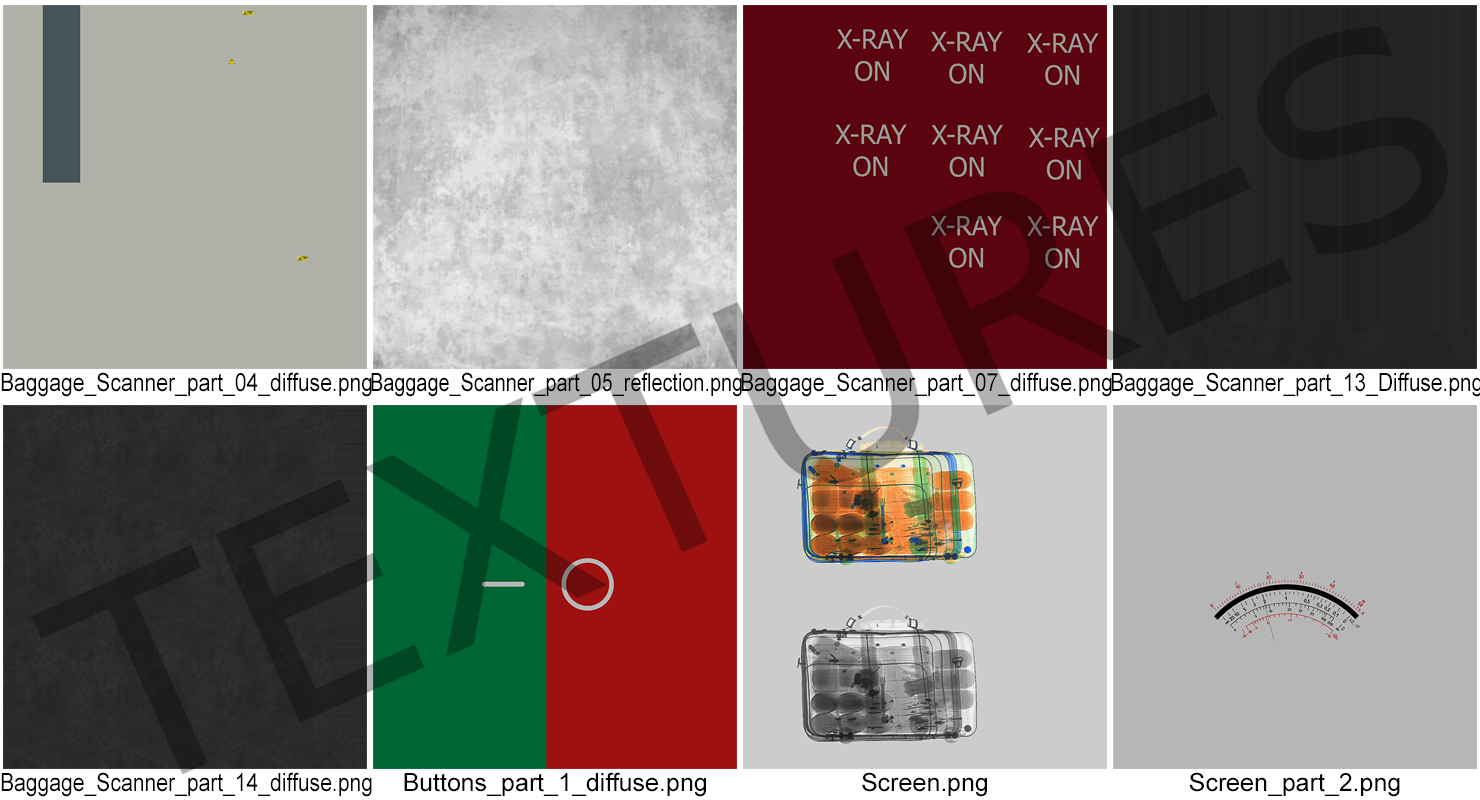 X-Ray Luggage Scanner Check 3D