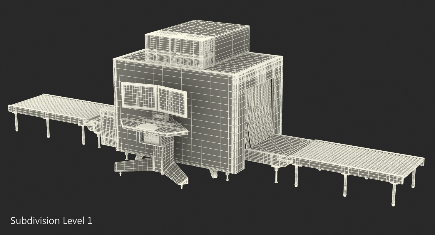 X-Ray Luggage Scanner Check 3D
