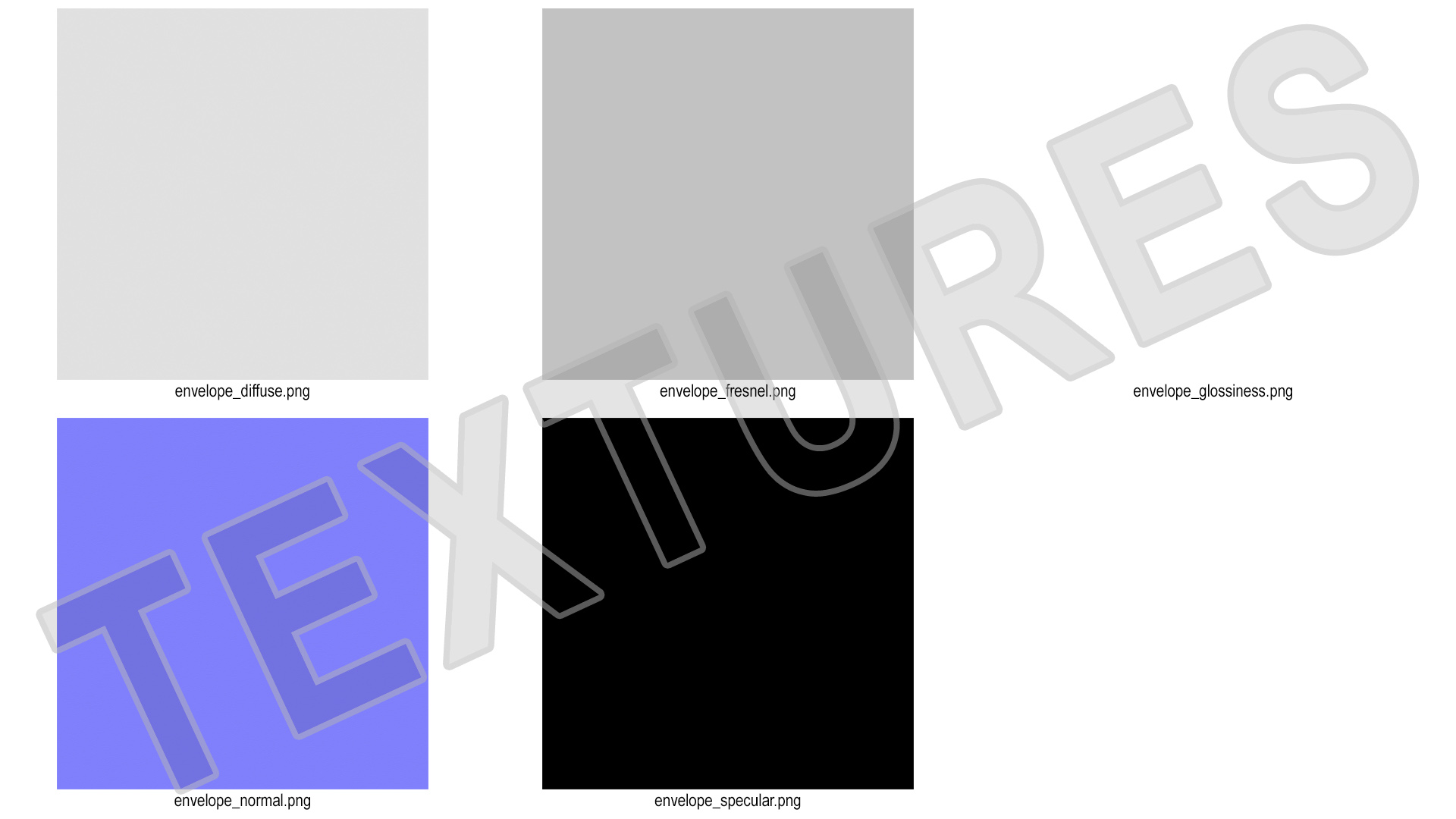 Paper Envelope 3D model