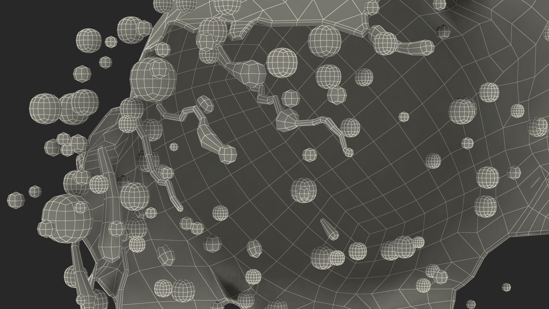 3D model Soap Bubble Burst Stage 6