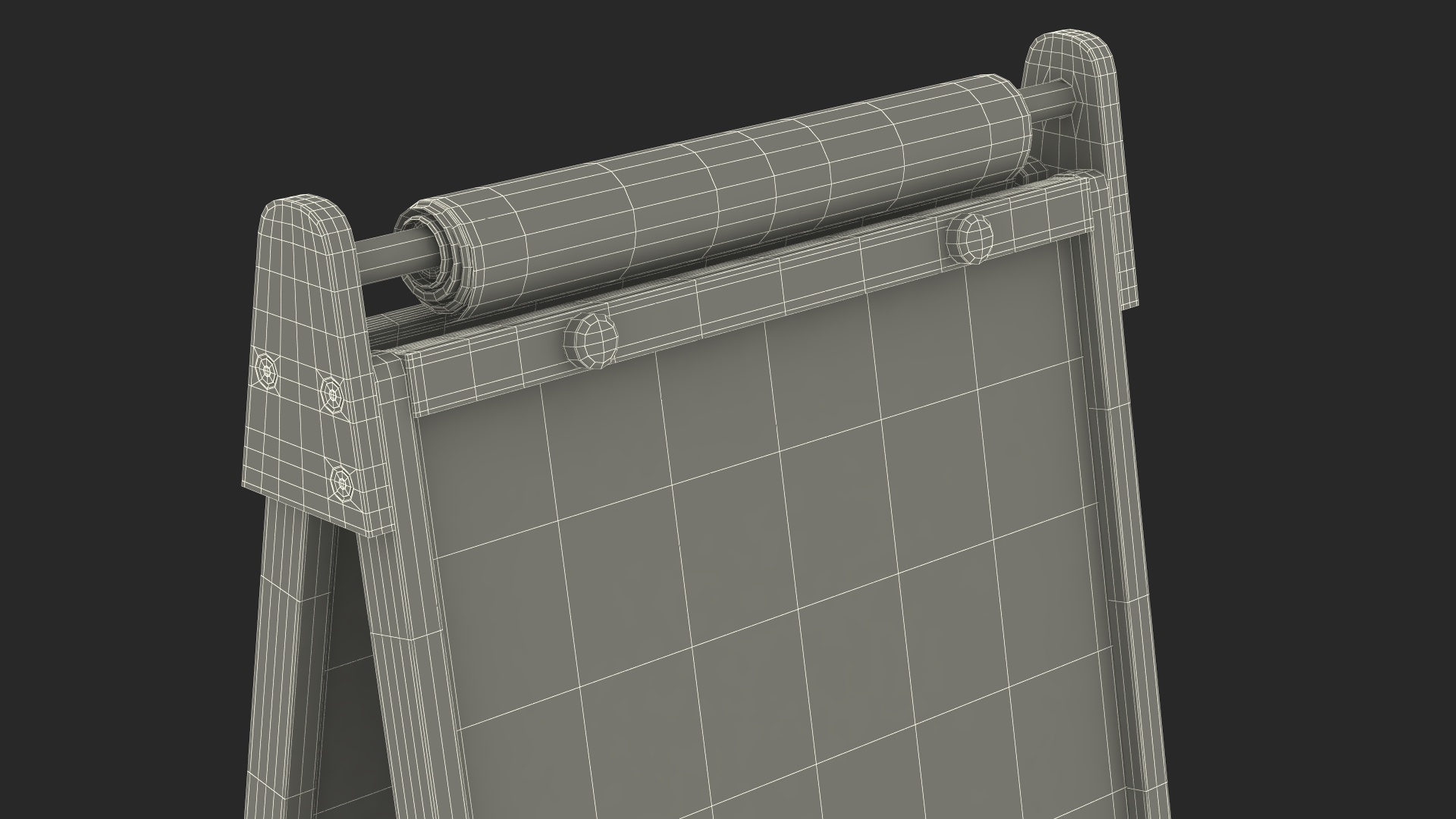 3D Kids Easel with Paper Roll
