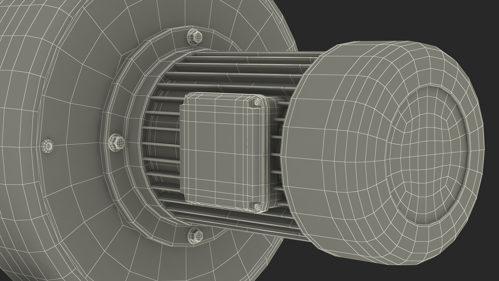 3D Turbine Air Blower model