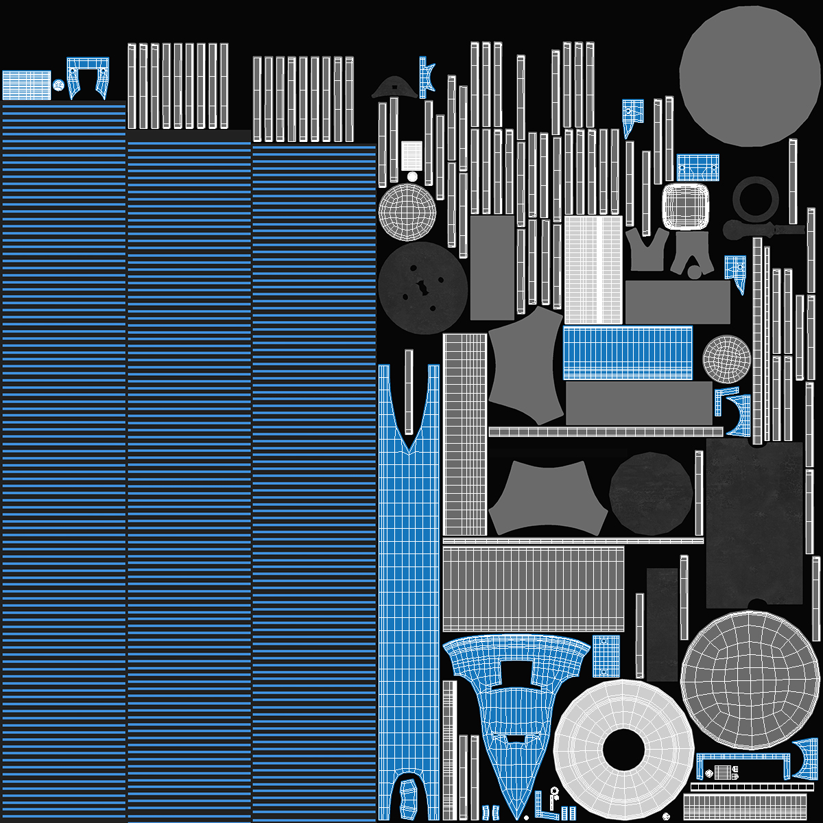 3D Turbine Air Blower model