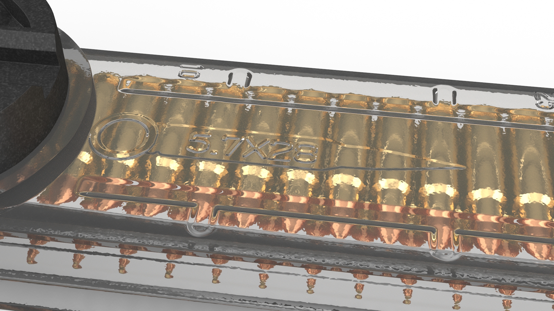 3D model Detachable Magazine Keltek P50
