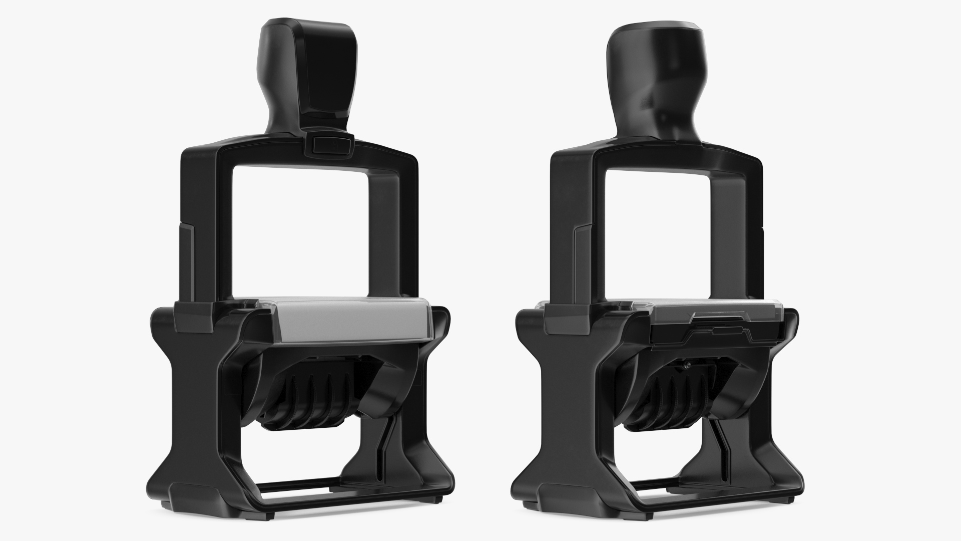 3D model Trodat Professional 5480 Self Inking Dater Black Rigged