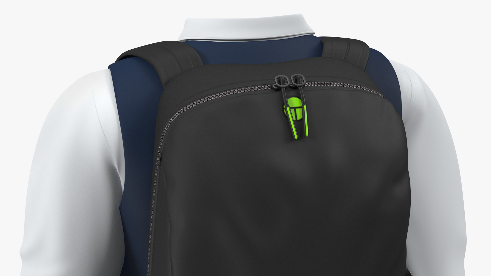 3D model School Vest with Bag