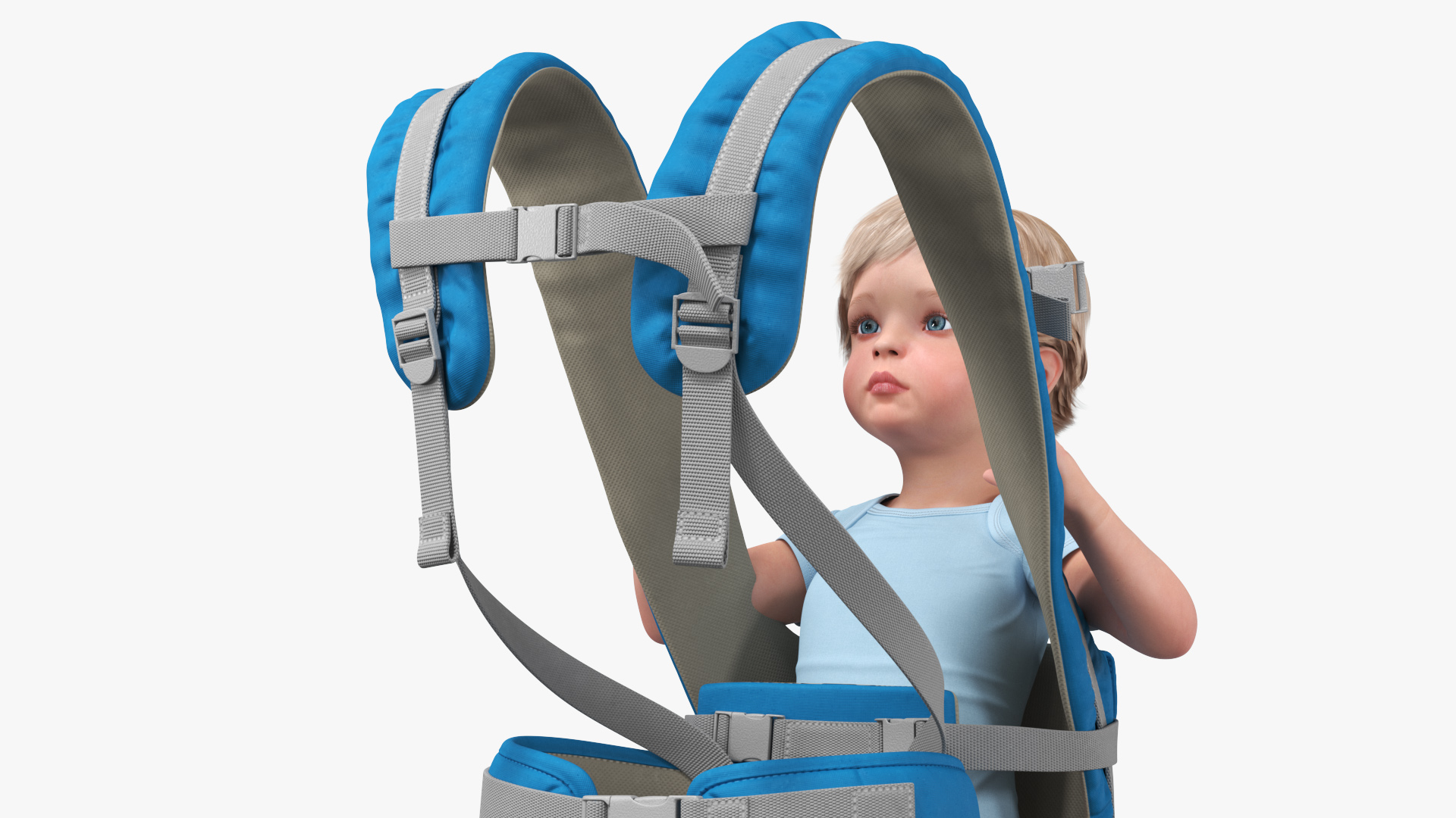 3D model Toddler in Convertible Baby Carrier