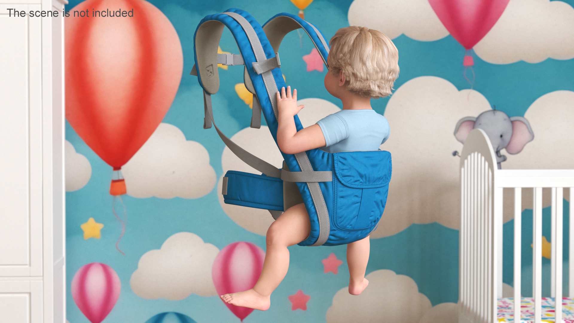 3D model Toddler in Convertible Baby Carrier