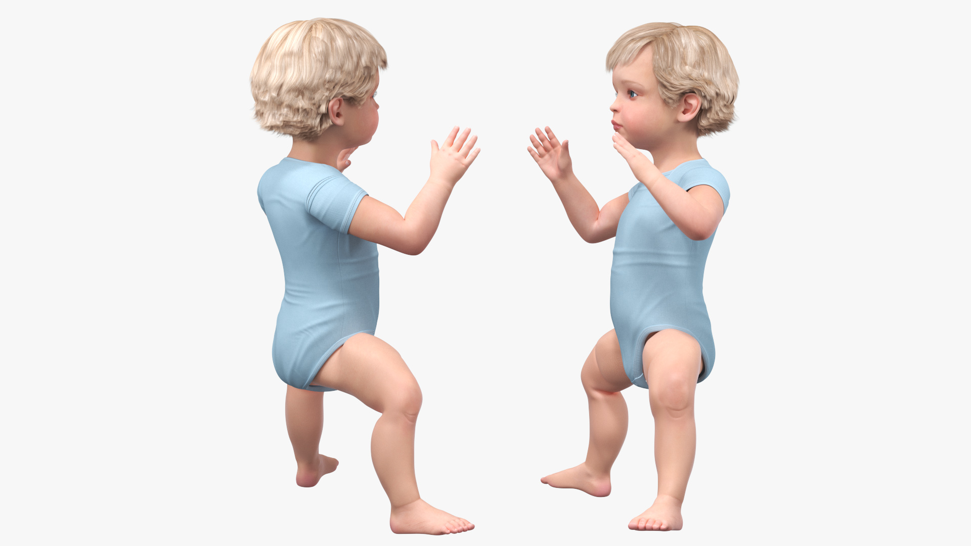 3D model Toddler in Convertible Baby Carrier