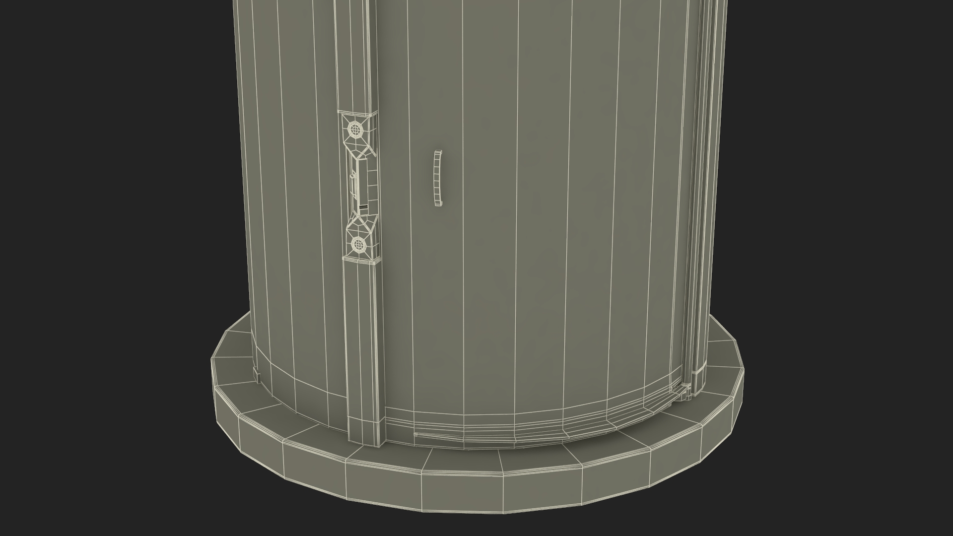 3D Vuelift Glass Elevator White model