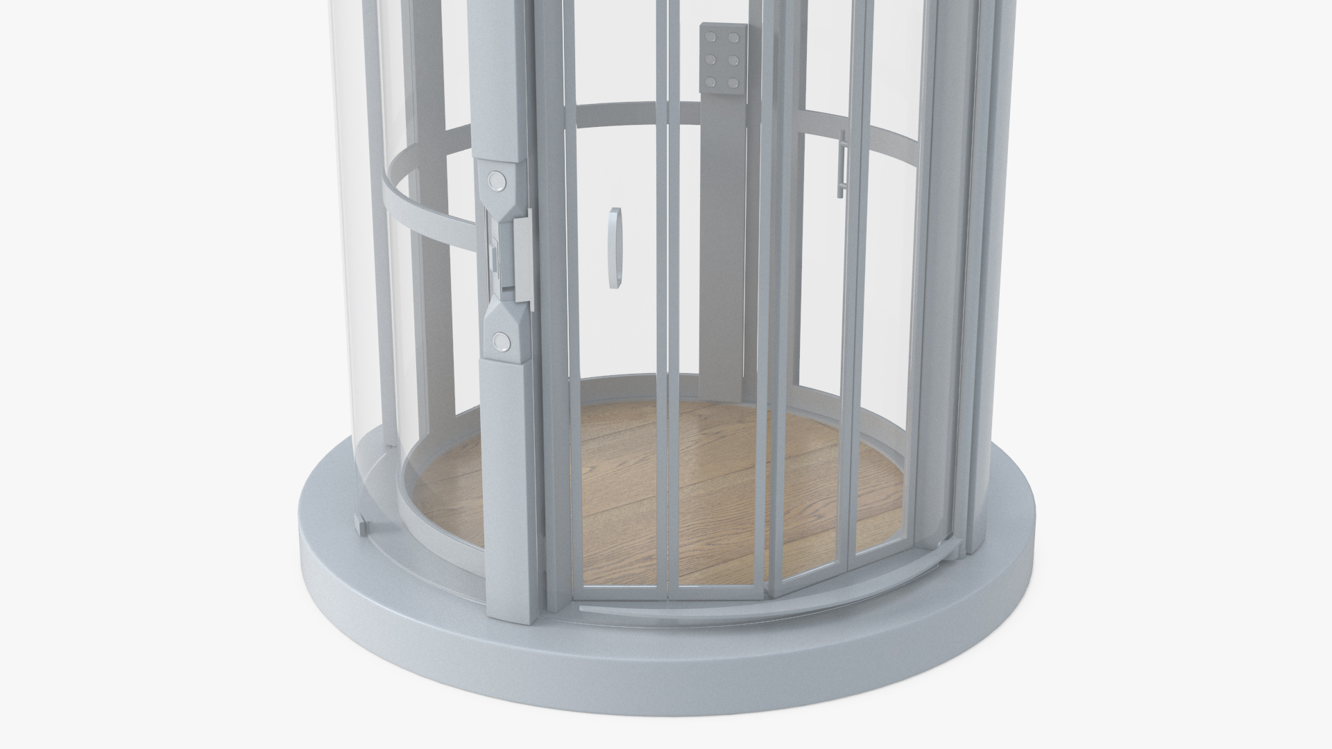 3D Vuelift Glass Elevator White model
