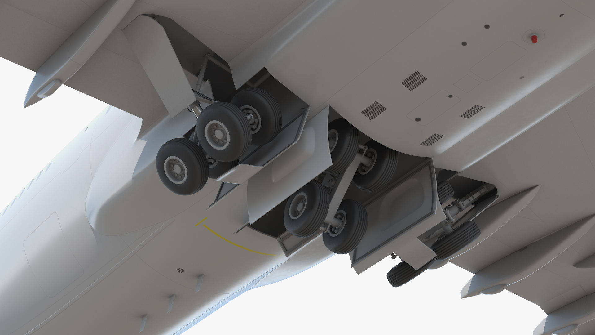 IL-96-400 Simple Interior Rigged 3D