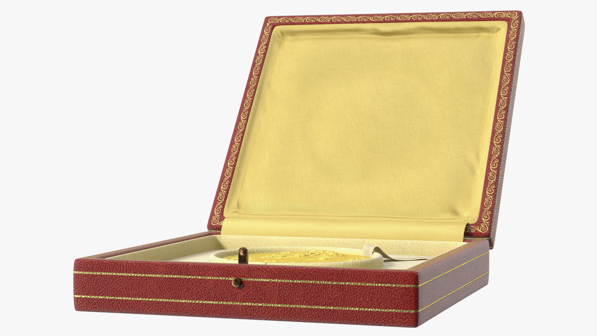 3D Nobel Prize with Box for Physics and Chemistry