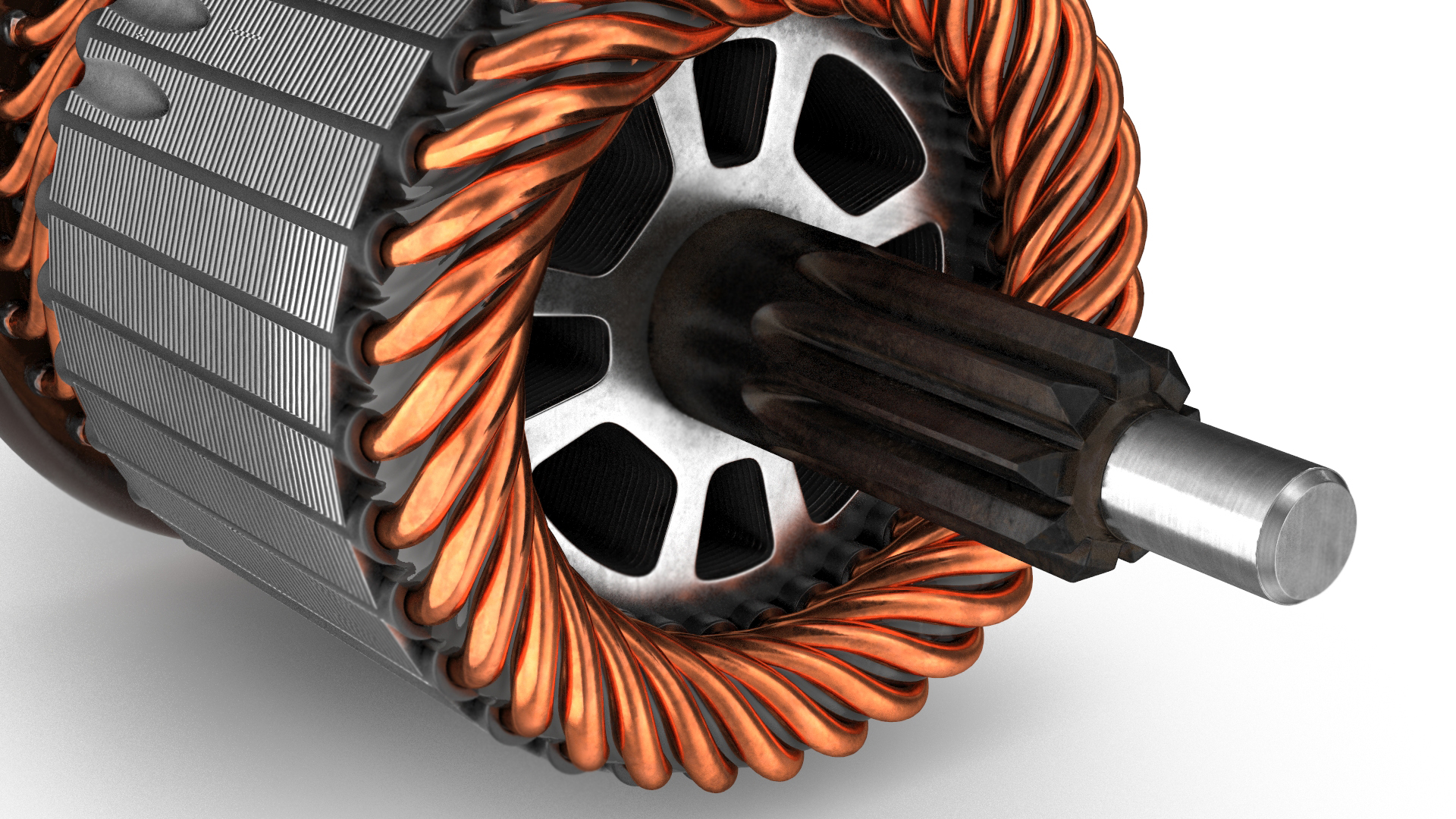 3D Starter Rotor model