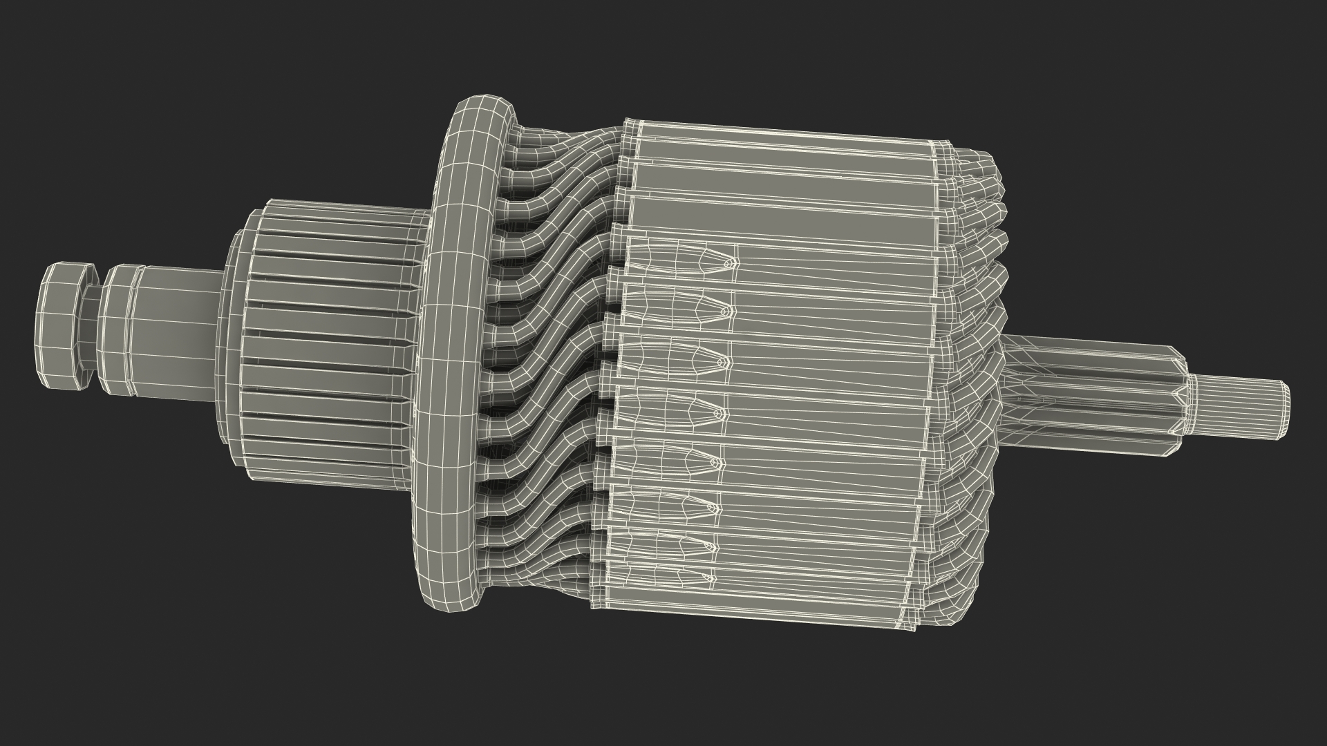 3D Starter Rotor model