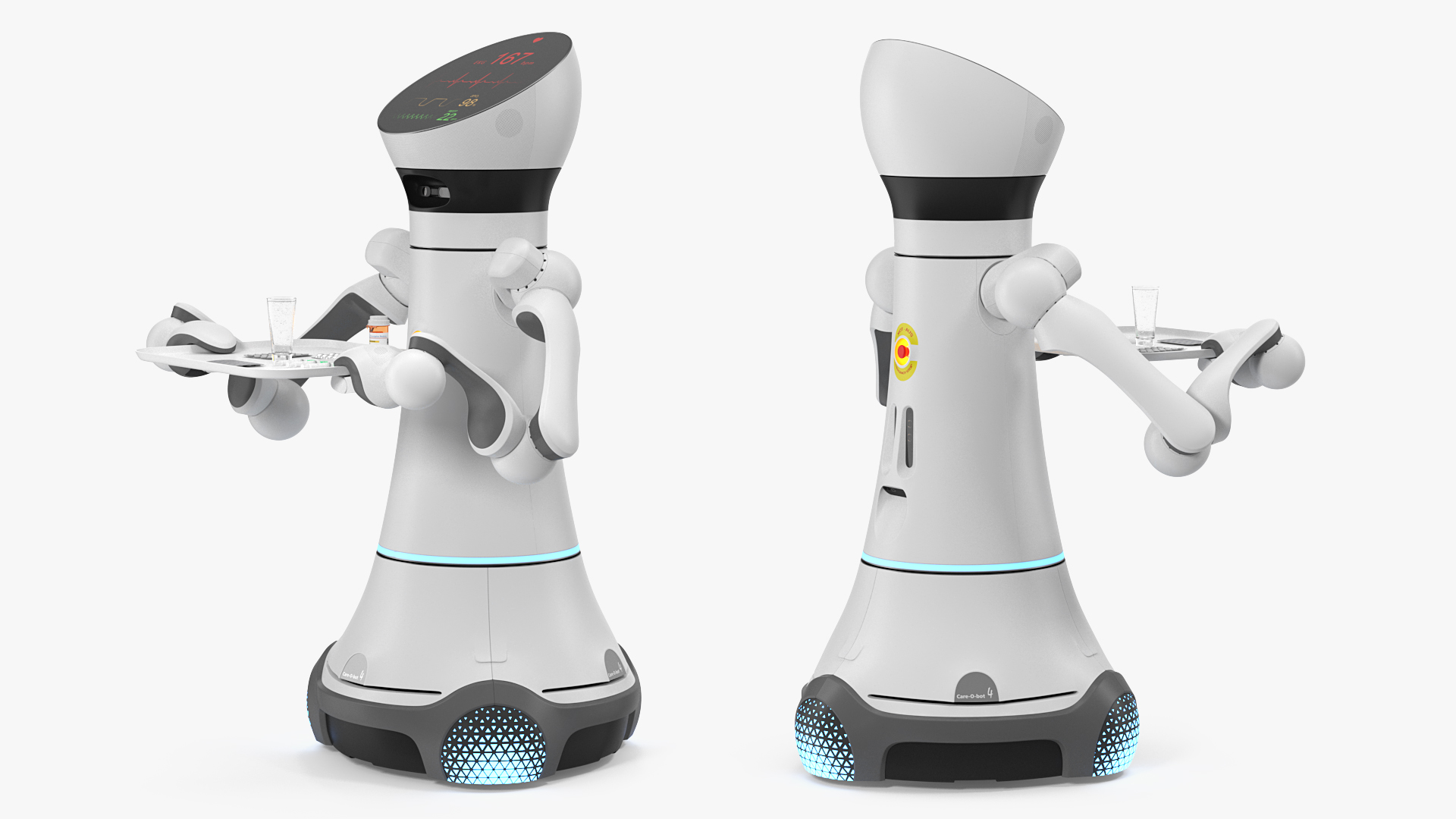 Careobot 4 with Medicine 3D model