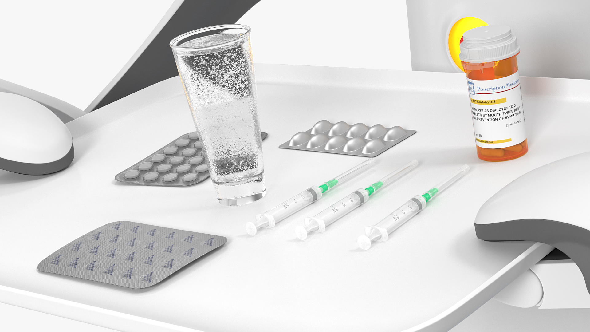 Careobot 4 with Medicine 3D model