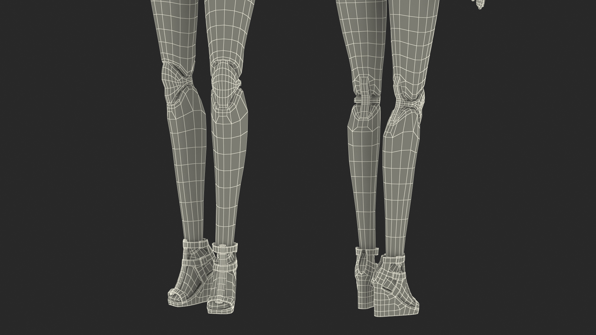 3D Barbie Doll Jeans Style model