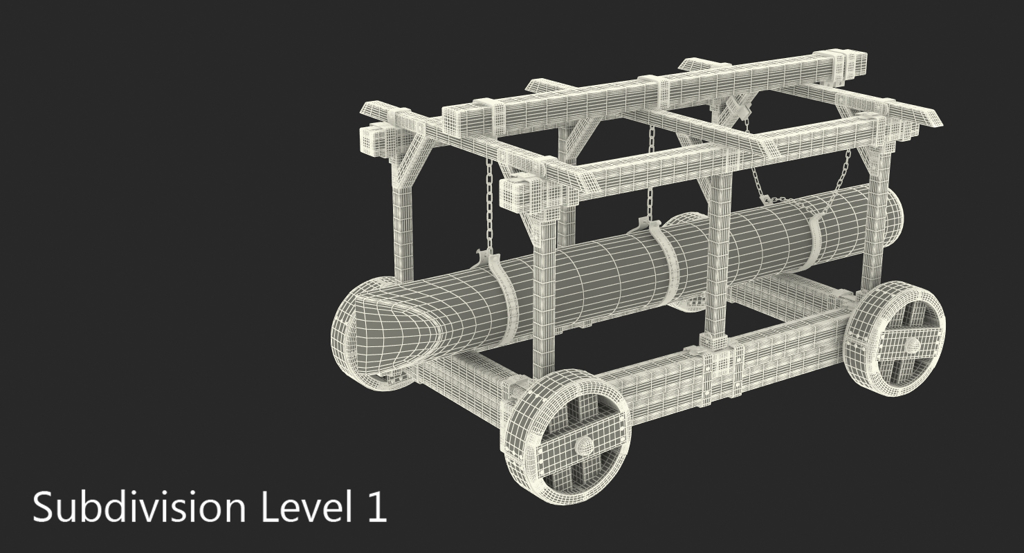3D Battering Ram model