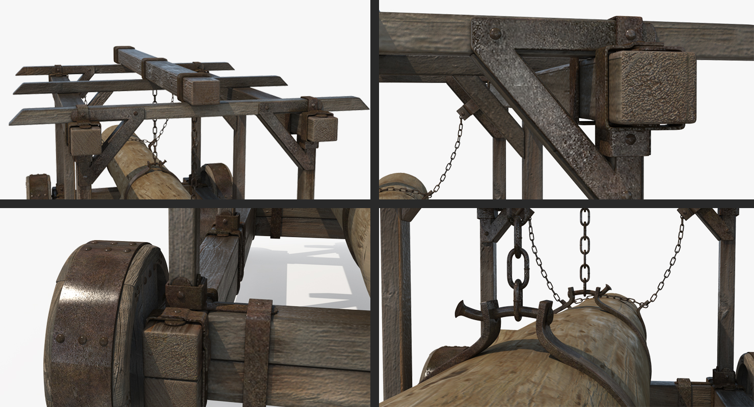 3D Battering Ram model