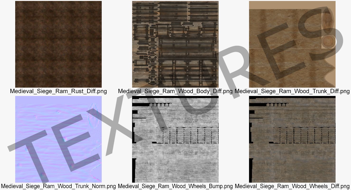 3D Battering Ram model