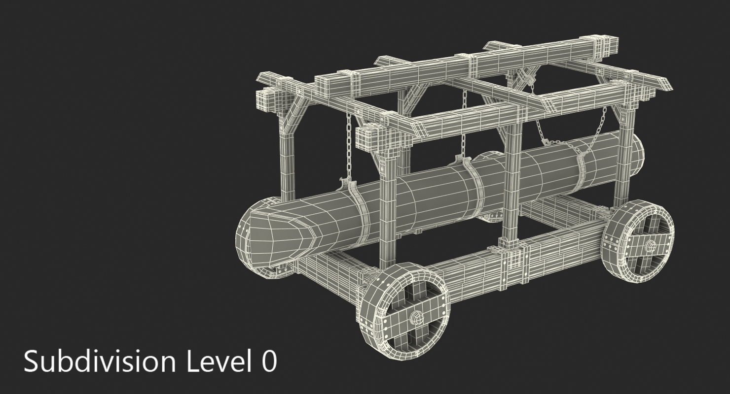 3D Battering Ram model
