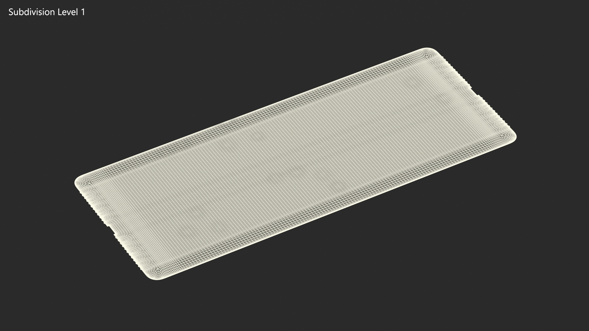 3D Blue Boarding Pass model