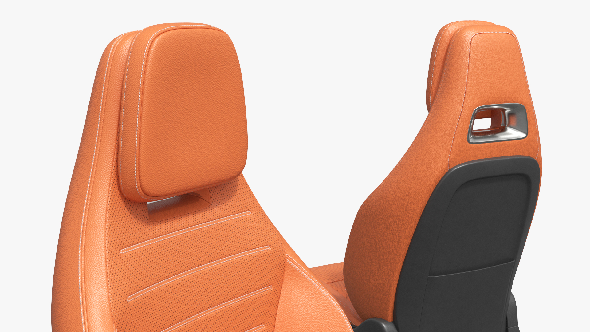 Contoured Vehicle Driver Seat Brown, view 4