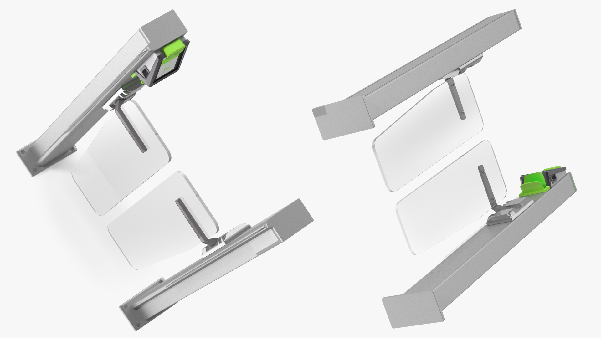 3D Flap Glass Smart Gate