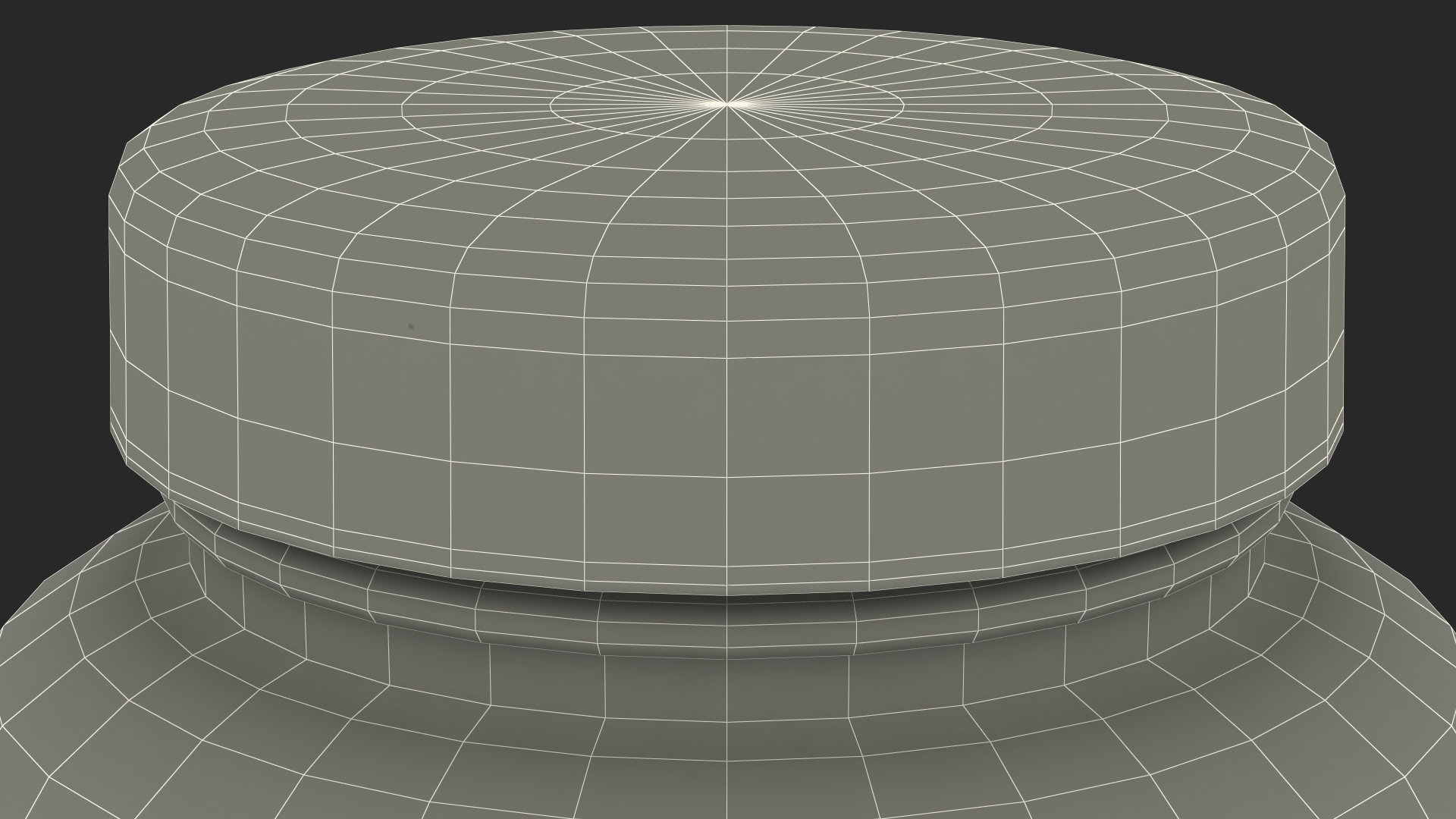Omega3 Plastic Jar Blank 3D model