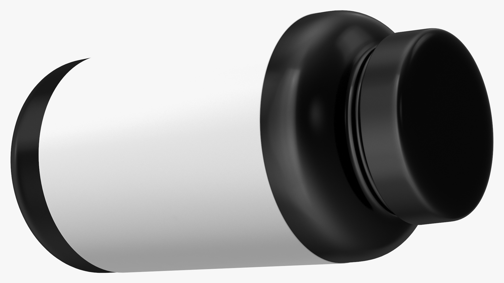 Omega3 Plastic Jar Blank 3D model