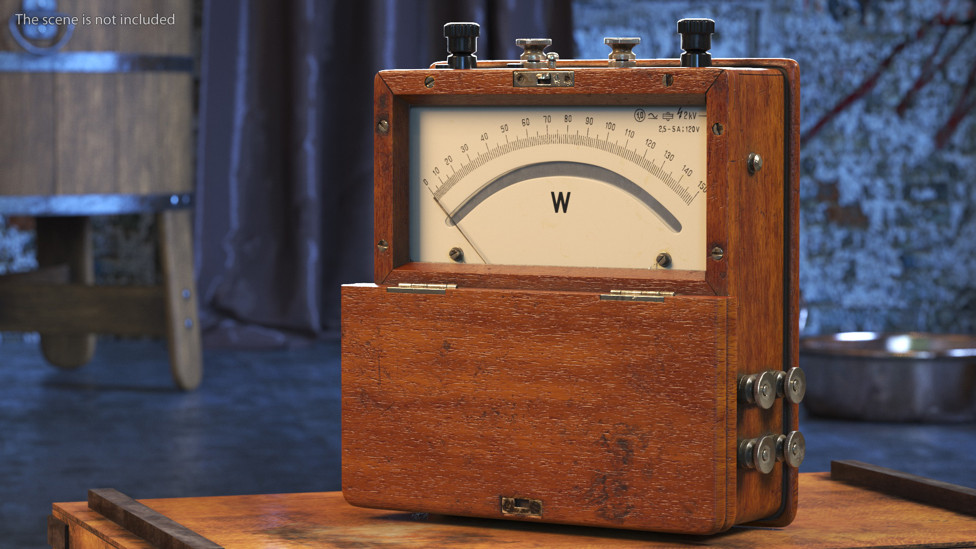 3D model Retro Portable Watt Meter
