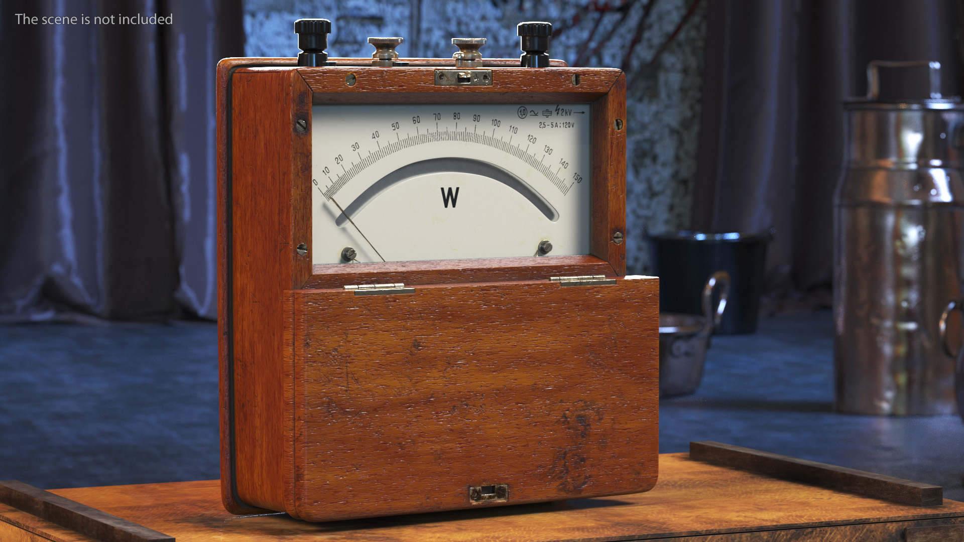 3D model Retro Portable Watt Meter