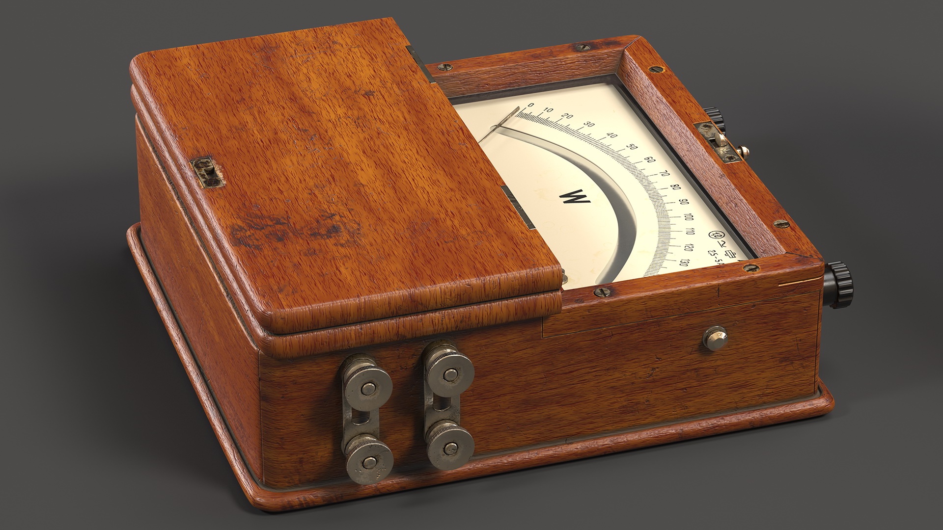3D model Retro Portable Watt Meter