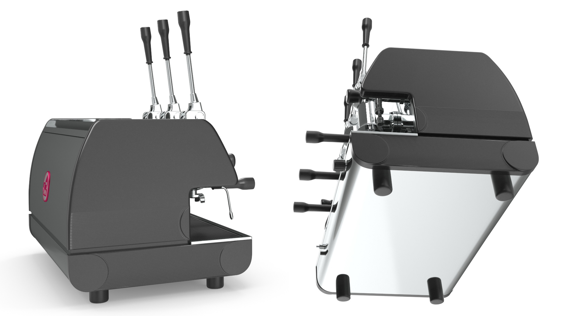 La Pavoni Commercial Espresso Machine BAR T 3L Black 3D