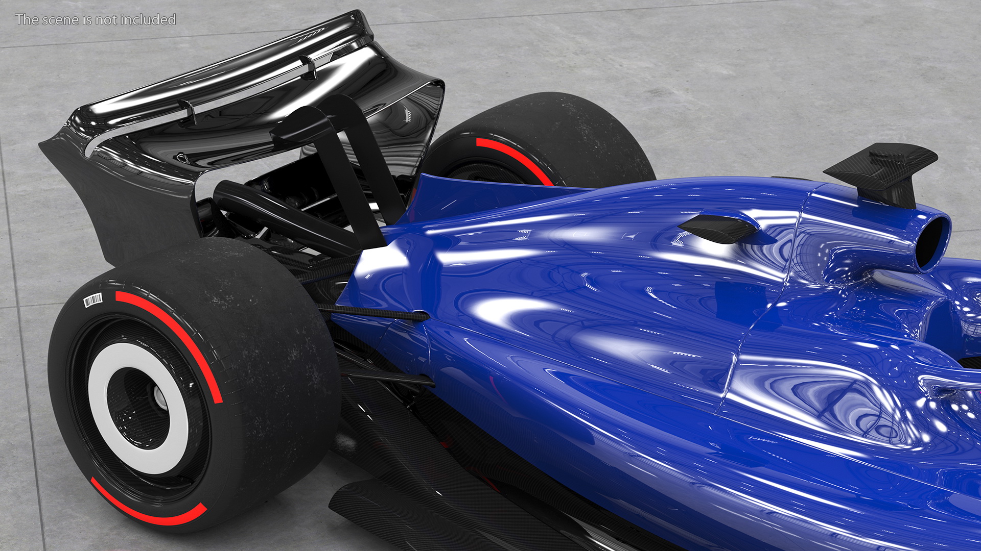 3D Open Wheel Racing Car Rigged model