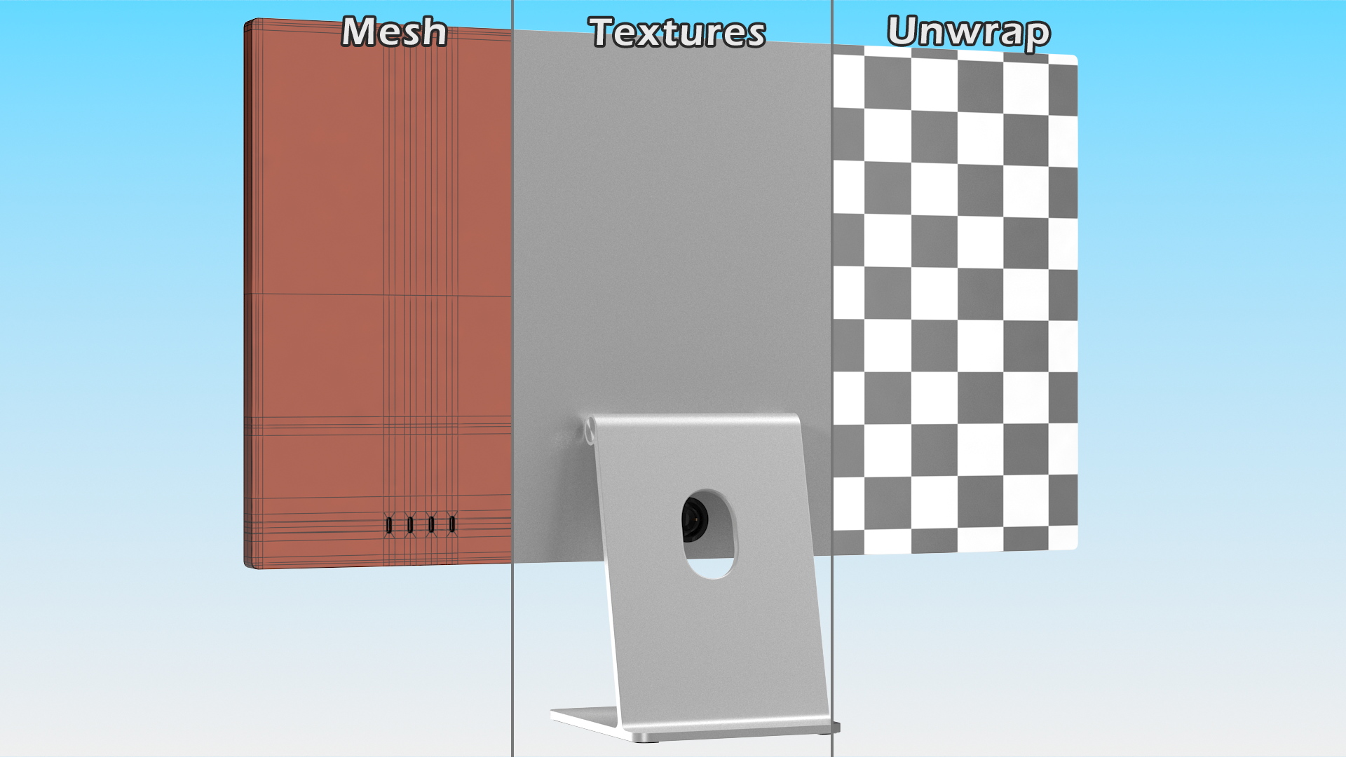 3D Display Adjustable Stand Off model