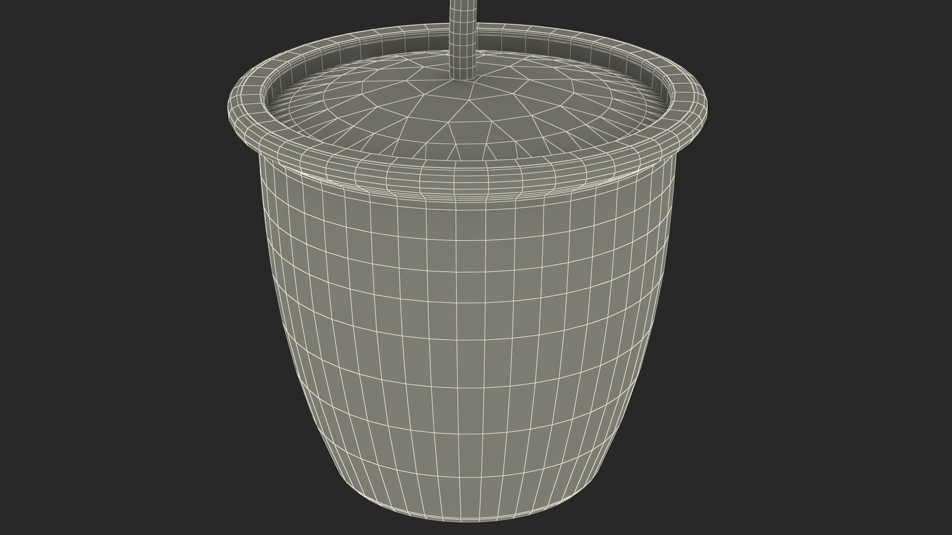 3D model Holly Pot Plant