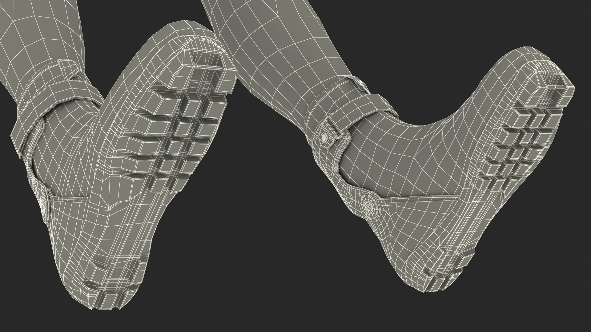Biathlon Equipment Set 3D