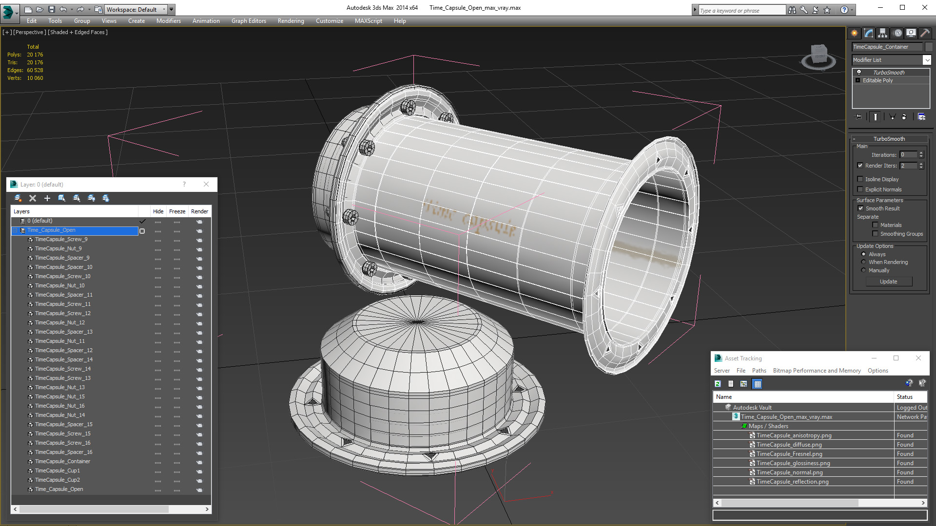 Time Capsule Open 3D