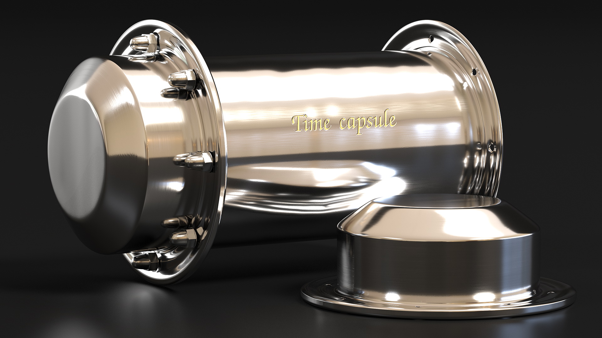 Time Capsule Open 3D