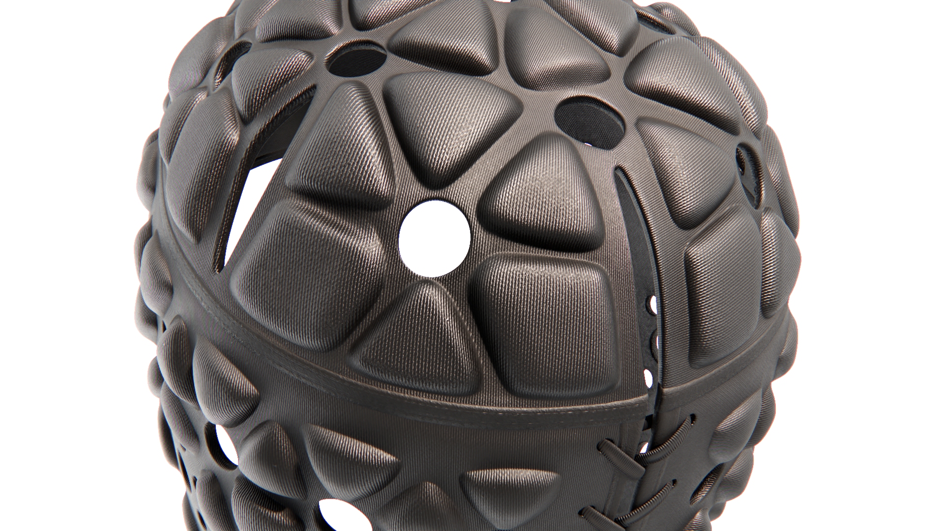3D Rugby Protective Helmet model