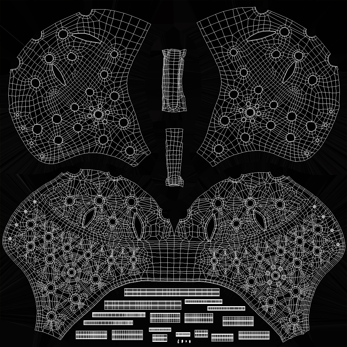 3D Rugby Protective Helmet model