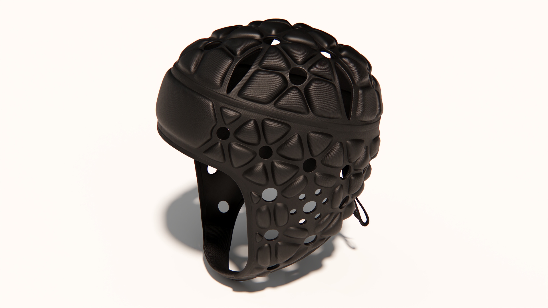 3D Rugby Protective Helmet model
