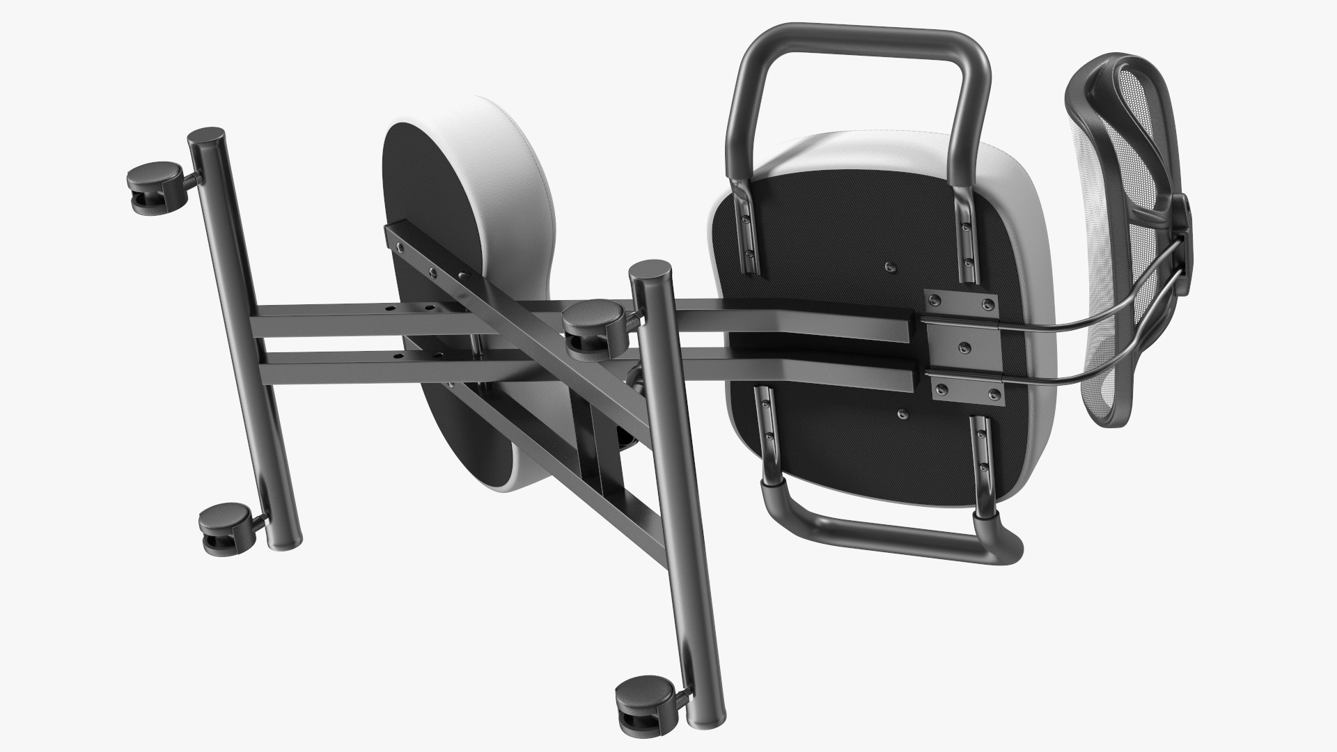 Ergonomic Kneeling Chair with Back Support 3D