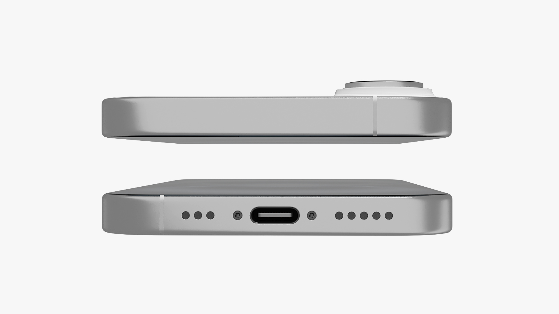 3D model IPhone 16 White
