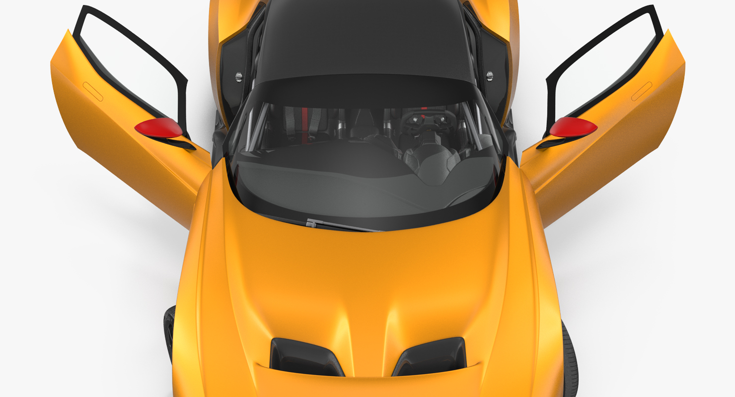 3D Aston Martin Vulcan 2016 Rigged