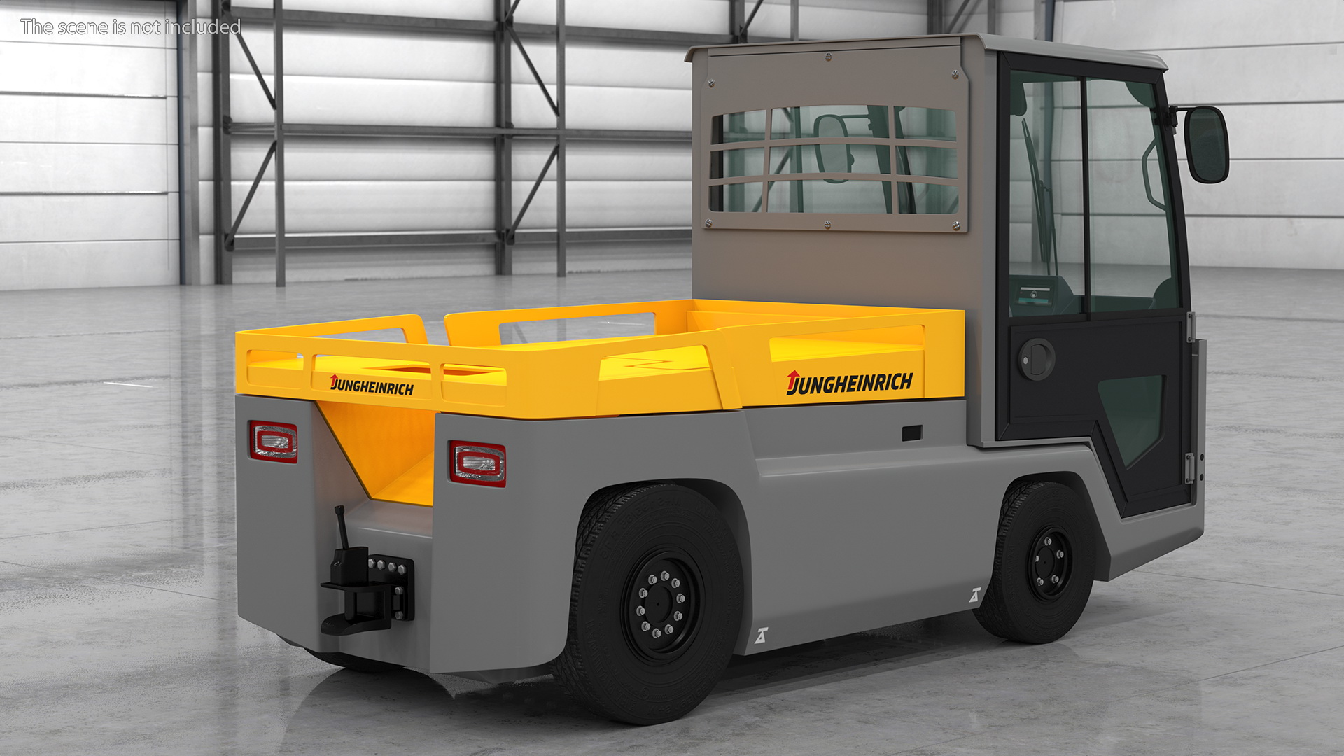 Jungheinrich EZS 7280 Electric Tow Tractor Rigged 3D model